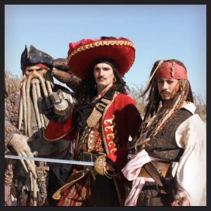 Davy Jones with Captain Hook & Captain Jack